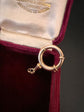 VICTORIAN 14CT GOLD CHUNKY SPRING BOLT BAIL