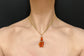 EARLY 19TH CENTURY CORAL HAND FIGA PENDANT