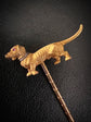 VICTORIAN DACHSHUND DOG STICKPIN