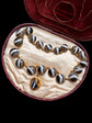 VICTORIAN BANDED AGATE & SNAKE GILT NECKLACE