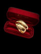 VICTORIAN 18CT GOLD & DIAMOND COILED SNAKE RING