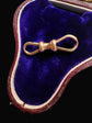 VICTORIAN 9CT GOLD DOUBLE DOG CLIP