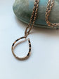 VICTORIAN ELEPHANT HAIR HORSESHOE PENDANT