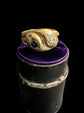 VICTORIAN 18CT GOLD DOUBLE SNAKE RING