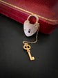 VICTORIAN 15CT GOLD WORKING PADLOCK & KEY