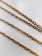 VICTORIAN 15CT GOLD FINE FANCY LINK CHAIN