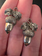 VICTORIAN SILVER ACORN EARRINGS look