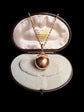 VICTORIAN LARGE 9CT GOLD ORB LOCKET