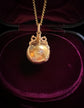 VICTORIAN 18CT GOLD & DIAMOND ORB LOCKET