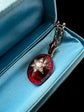 VICTORIAN CHUNKY GARNET & DIAMOND PENDANT