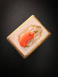 VICTORIAN CORAL LUCKY BEAN PENDANT