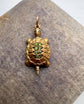 VICTORIAN 15CT GOLD TORTOISE PENDANT