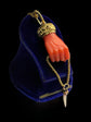 EARLY 19TH CENTURY CORAL HAND PENDANT