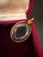 VICTORIAN 15CT GOLD & ROCK CRYSTAL LOCKET