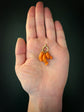 EARLY 19TH CENTURY PUNCHINELLO CORAL PENDANTS WITH LARGE BOLT RING BAIL