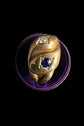 VICTORIAN 18CT GOLD DOUBLE SNAKE RING