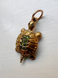 VICTORIAN 15CT GOLD TORTOISE PENDANT