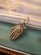 VICTORIAN 9CT GOLD HAND & HEART PENDANT