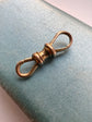 VICTORIAN 9CT GOLD DOUBLE DOG CLIP