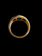 VICTORIAN 18CT GOLD & TURQUOISE GYPSY RING