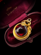 VICTORIAN 15CT GOLD SNAKE WITH GARNET PENDANT