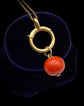 19TH CENTURY CHUNKY CORAL SPHERE PENDANT