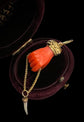 EARLY 19TH CENTURY CORAL HAND PENDANT