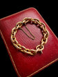 VICTORIAN CHUNKY 15CT GOLD BRACELET WITH TURQUOISE CLASP