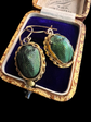 VICTORIAN SCARAB BEETLE EARRINGS