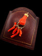 19TH CENTURY CORAL HAND PENDANT