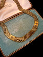 VICTORIAN 15CT GOLD FLAT COLLAR NECKLACE