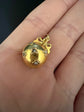 VICTORIAN 18CT GOLD & DIAMOND ORB LOCKET