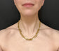 FRENCH 18CT GOLD FANCY LINK SAUTOIR GAURD CHAIN