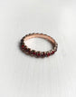 VICTORIAN GARNET ETERNITY RING