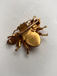 VICTORIAN 18CT GOLD BEE BROOCH