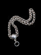 VICTORIAN CHUNKY SILVER CHAIN WITH LARGE BAIL & BOLT RING