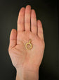 VICTORIAN 14CT GOLD CHUNKY SPRING BOLT BAIL