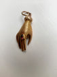 GEORGIAN 15CT GOLD HAND PENDANT