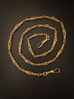 19TH CENTURY 18CT GOLD TWIST LINK ALBERT CHAIN