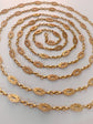 FRENCH 18CT GOLD FANCY LINK SAUTOIR GAURD CHAIN