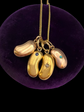 VICTORIAN 15CT GOLD & SAPPHIRE LUCKY BEAN PENDANT