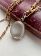 VICTORIAN ROCK CRYSTAL & SILVER LOCKET