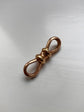 ANTIQUE 15CT GOLD DOUBLE DOGCLIP