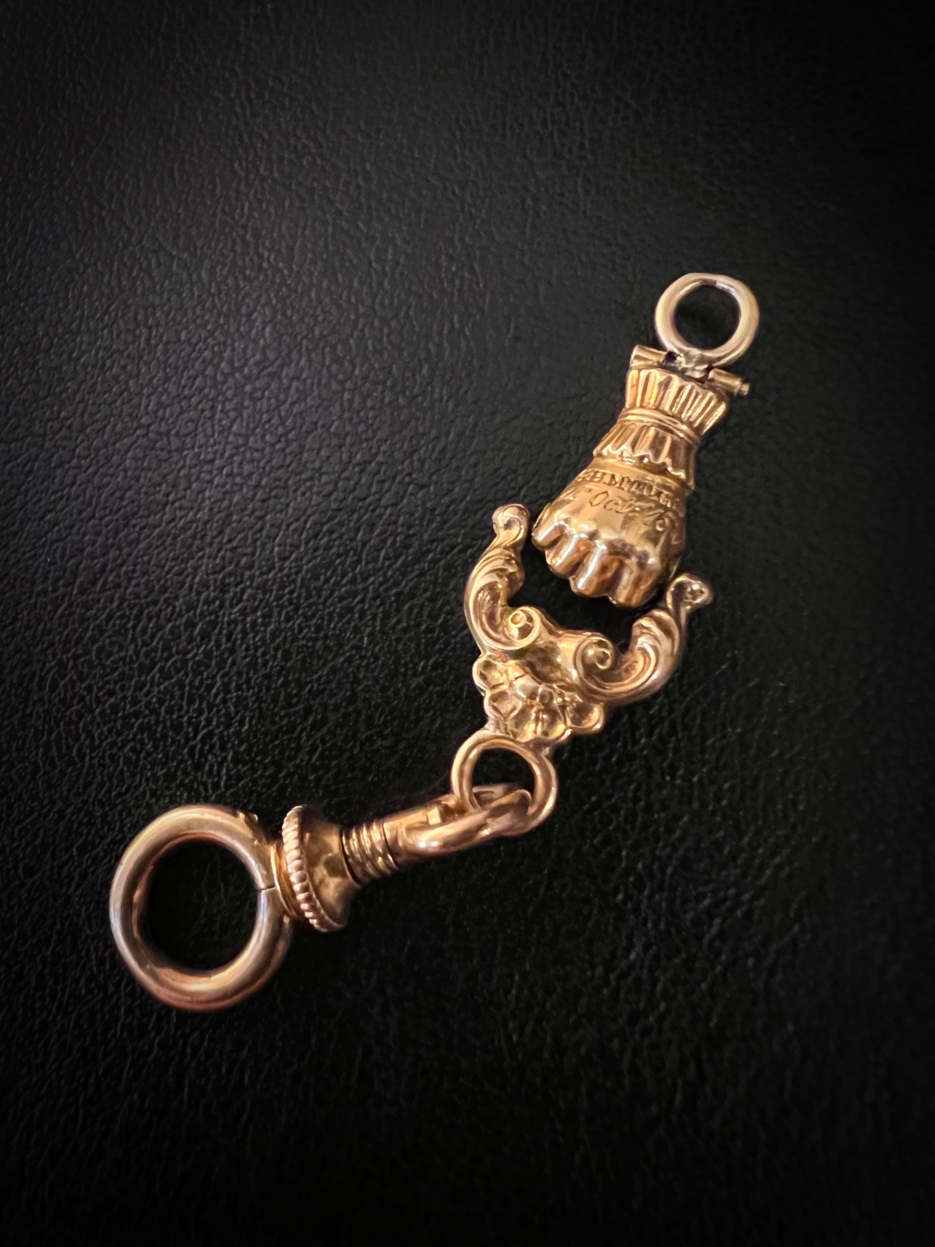 19TH CENTURY HAND PENDANT / BAIL IN 18CT GOLD – The Old Cut