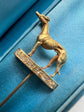 THE MAGNIFICENT MASTER MCGRATH 18CT GOLD GREYHOUND STICKPIN