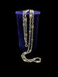 19TH CENTURY FRENCH SILVER & GOLD GUARD CHAIN