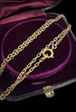 VICTORIAN 15CT GOLD FINE FANCY LINK CHAIN