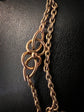 VICTORIAN 15CT GOLD KNOT LINK GUARD CHAIN