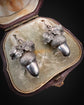 VICTORIAN SILVER ACORN EARRINGS look