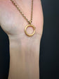 LARGE 19TH CENTURY 18CT GOLD SPRING BOLT RING